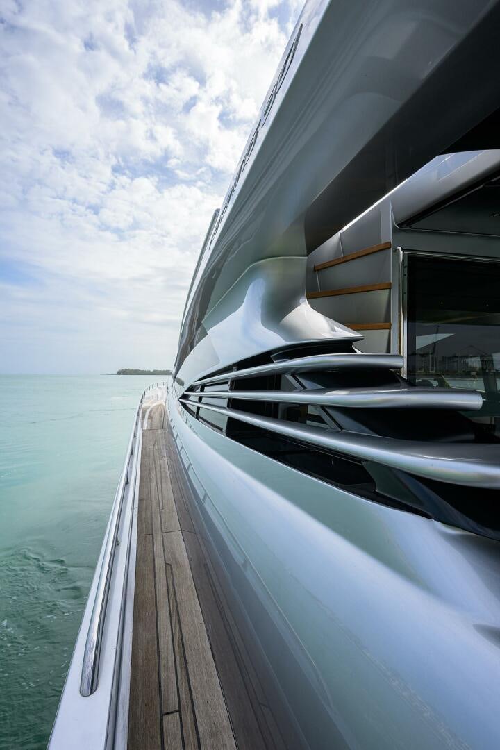 a boat on the water aboard MIURA Yacht for Sale
