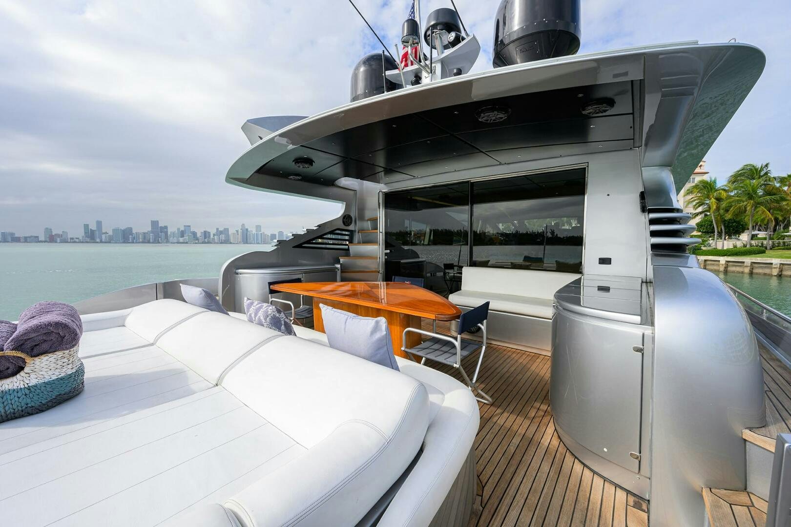 a boat on the water aboard MIURA Yacht for Sale