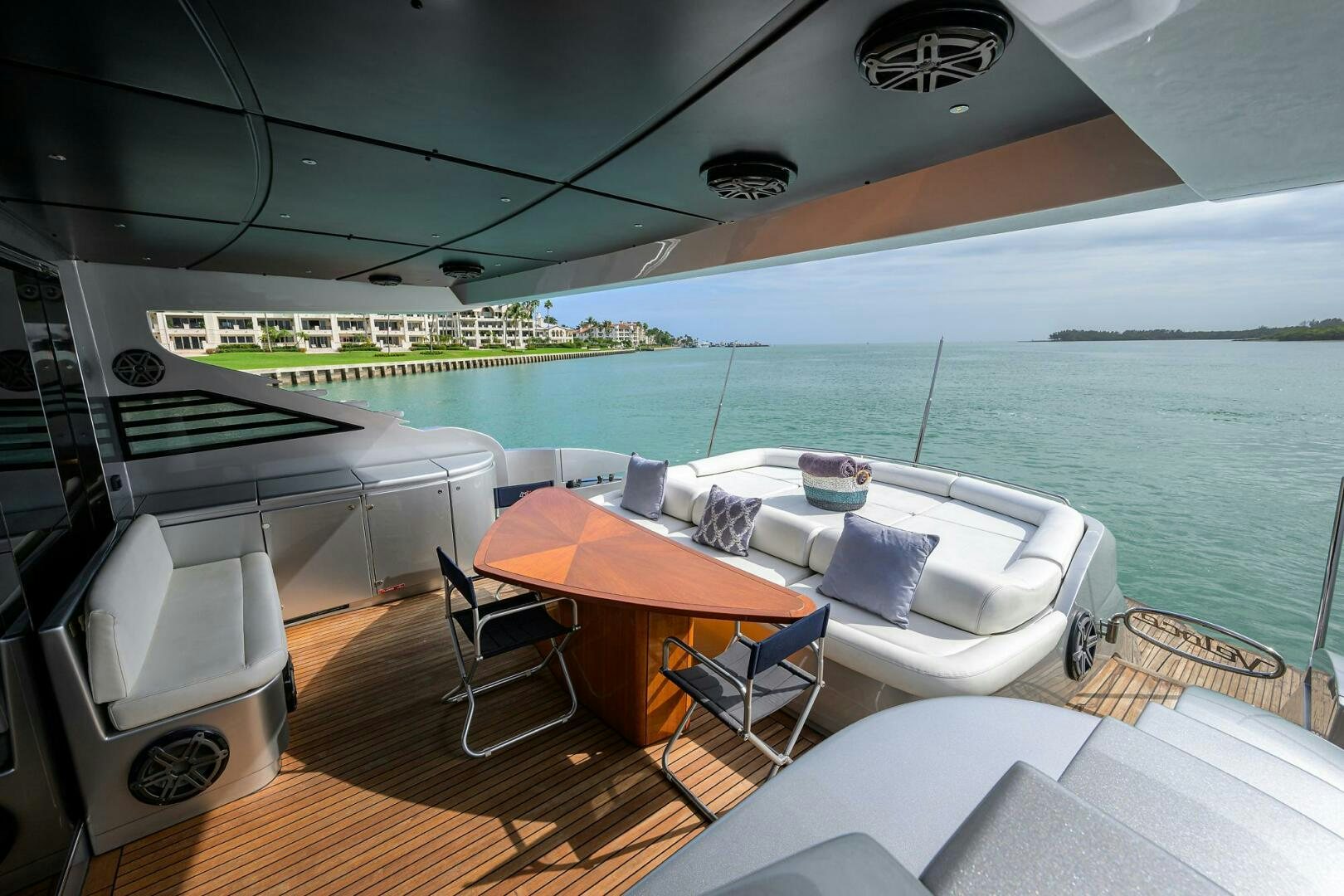 a boat on the water aboard MIURA Yacht for Sale