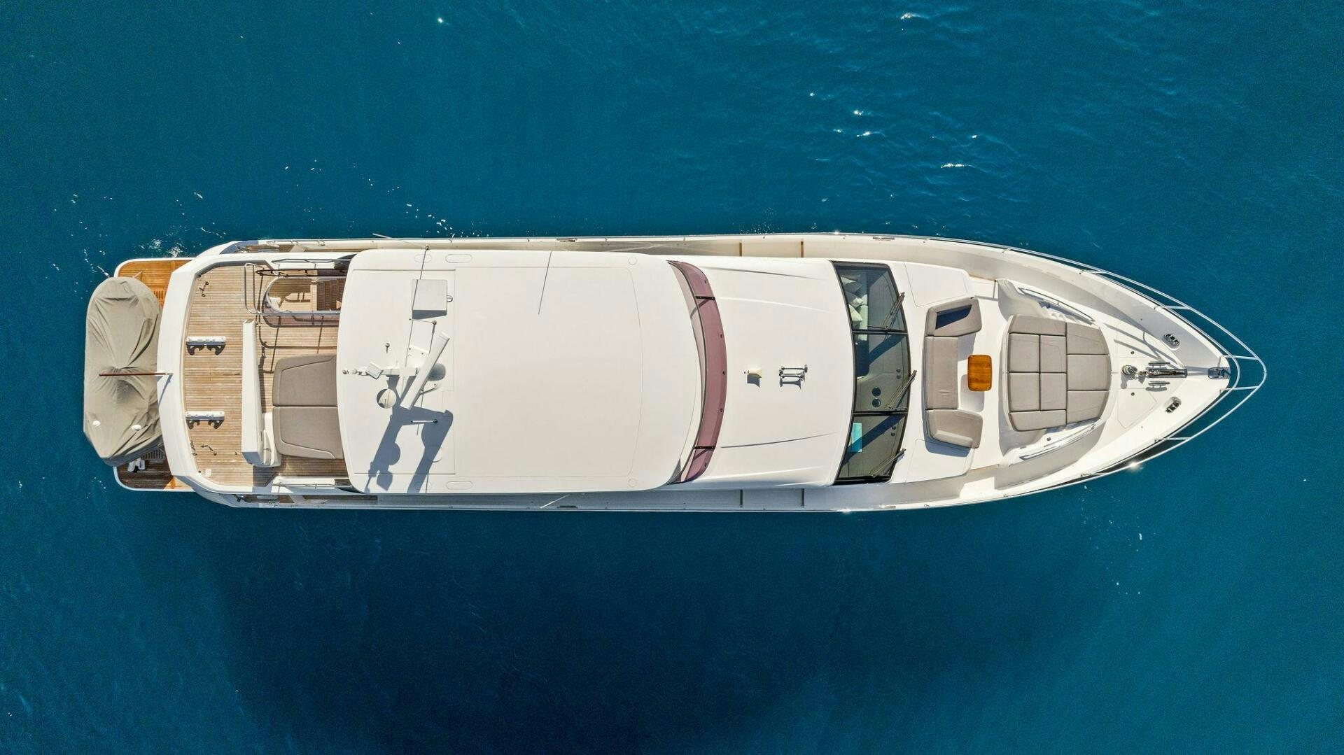 a boat on the water aboard AMICI Yacht for Sale