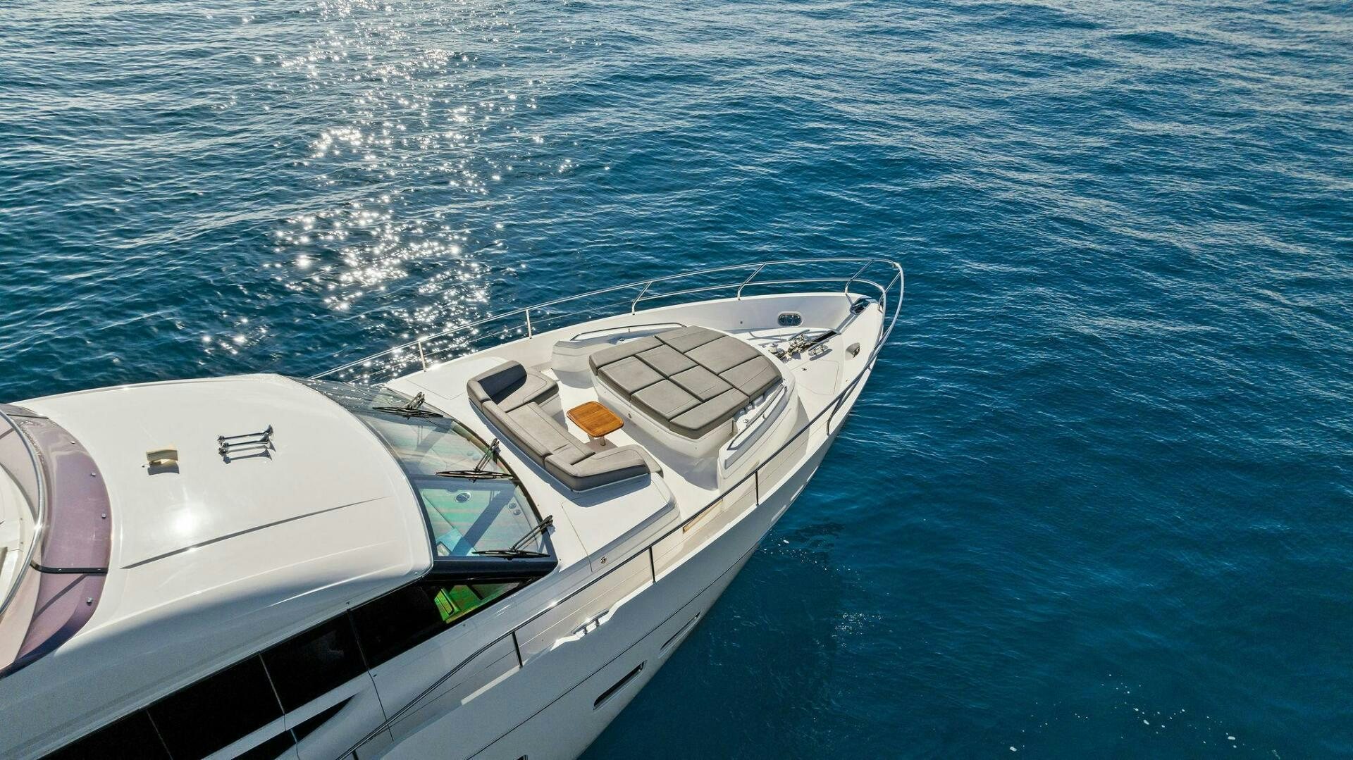a boat on the water aboard AMICI Yacht for Sale