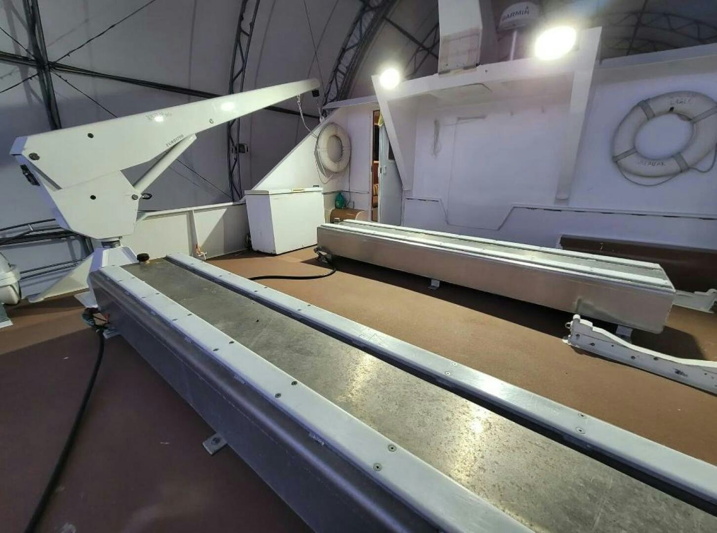 a large metal machine aboard GOLDEN EAGLE Yacht for Sale