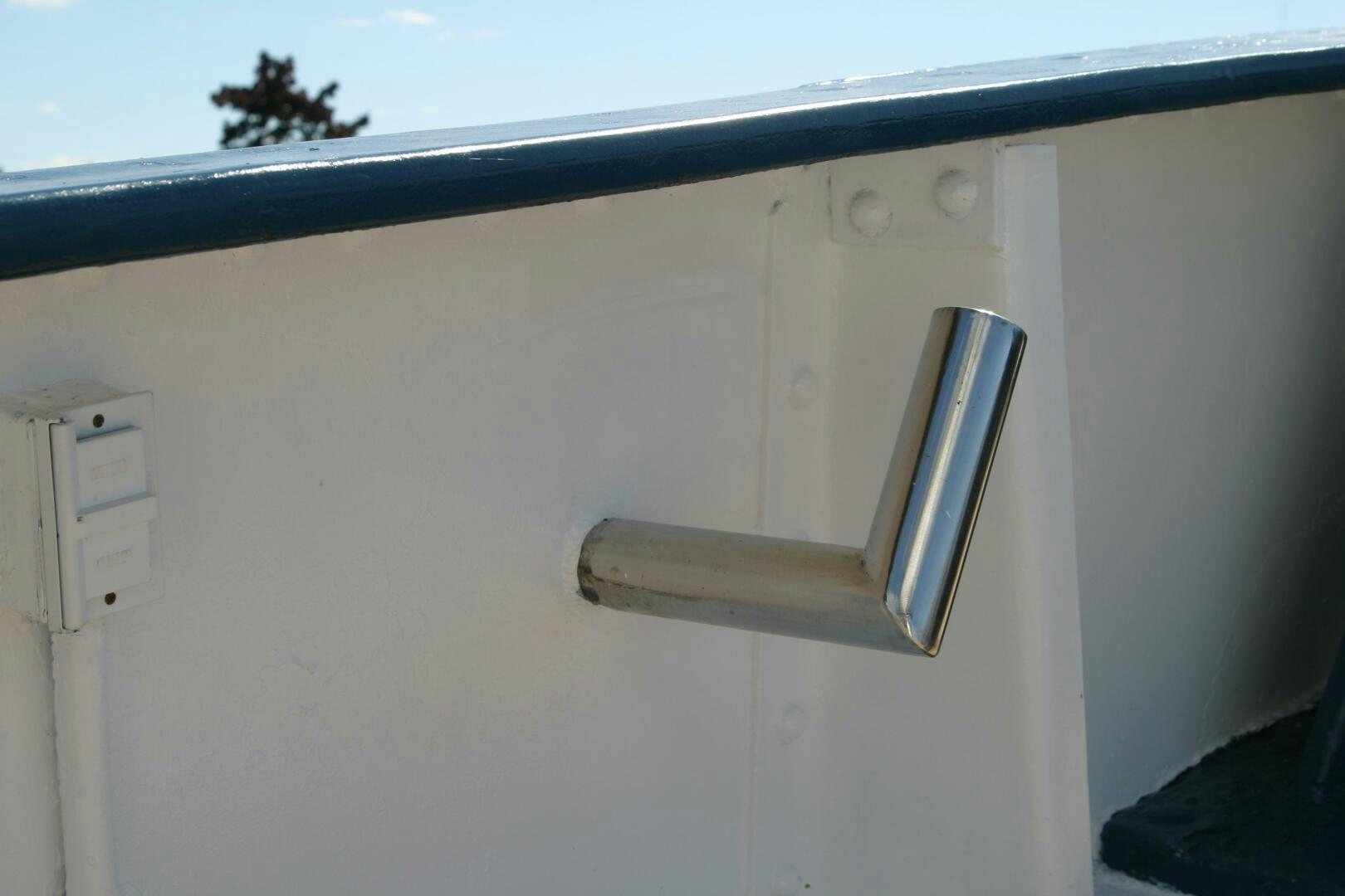 a cell phone on a wall aboard PRESCOTONT Yacht for Sale