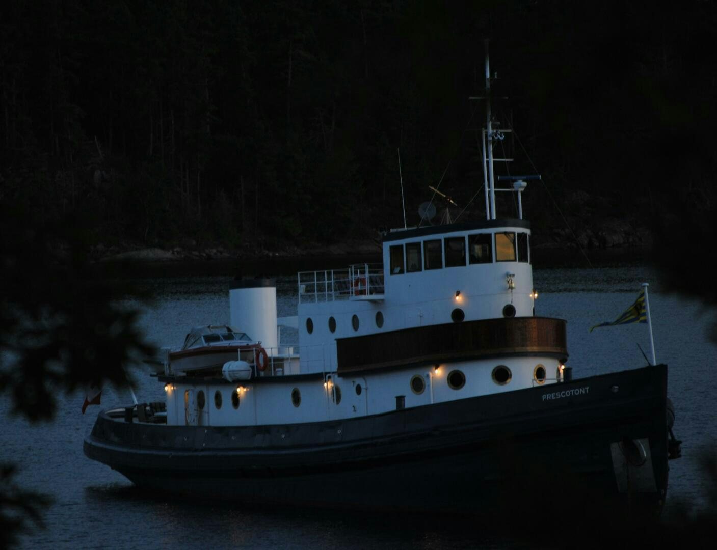 a boat in the water aboard PRESCOTONT Yacht for Sale