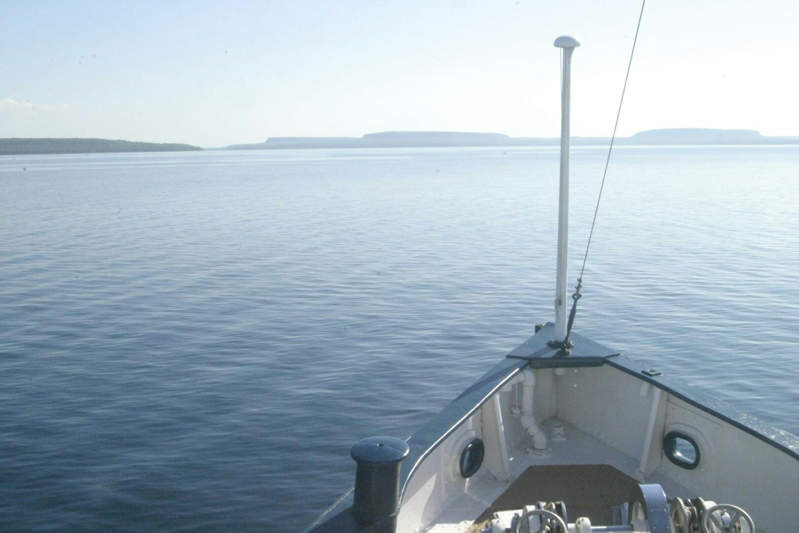a boat on the water aboard PRESCOTONT Yacht for Sale