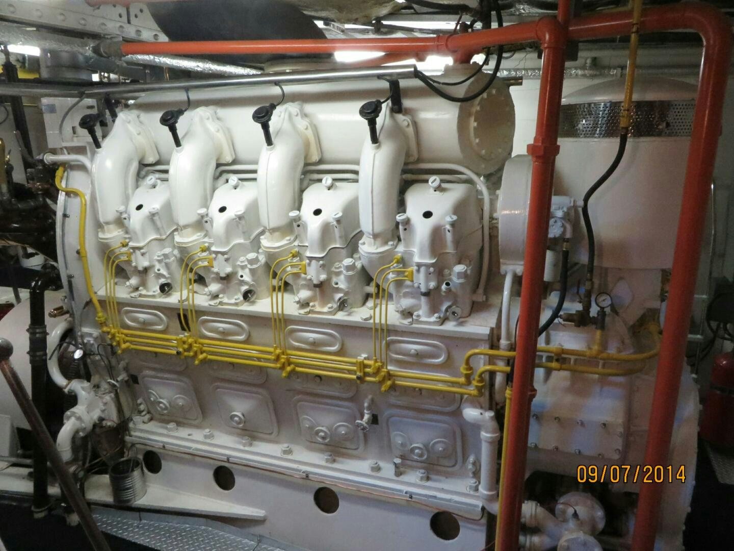 a machine with wires aboard PRESCOTONT Yacht for Sale