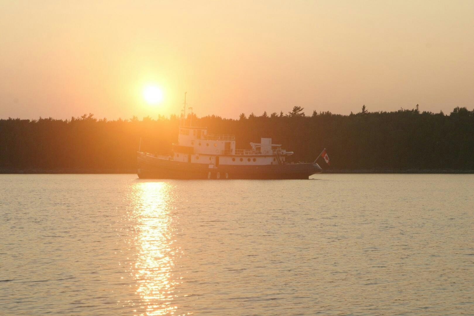 a boat on the water aboard PRESCOTONT Yacht for Sale
