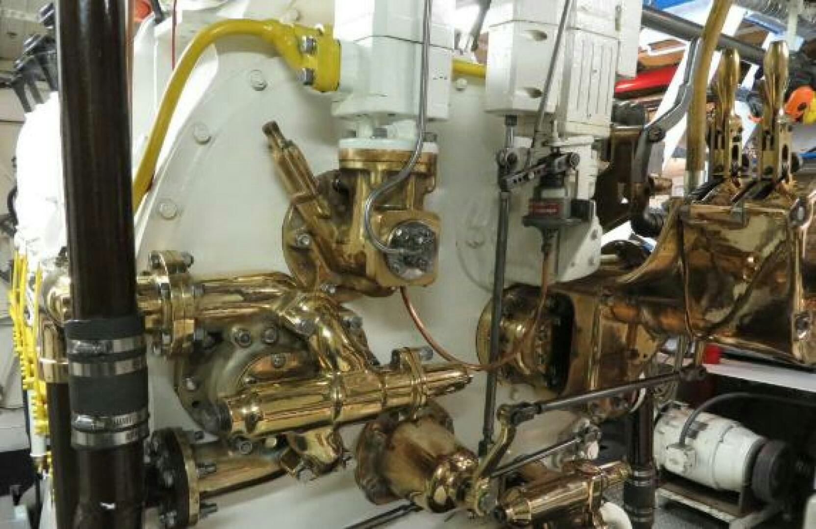 a machine with wires aboard PRESCOTONT Yacht for Sale