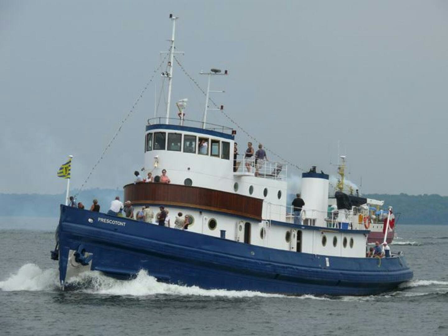 a boat on the water aboard PRESCOTONT Yacht for Sale