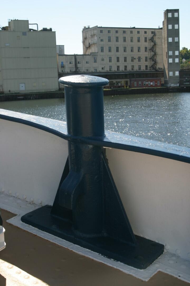 a water fountain in a city aboard PRESCOTONT Yacht for Sale