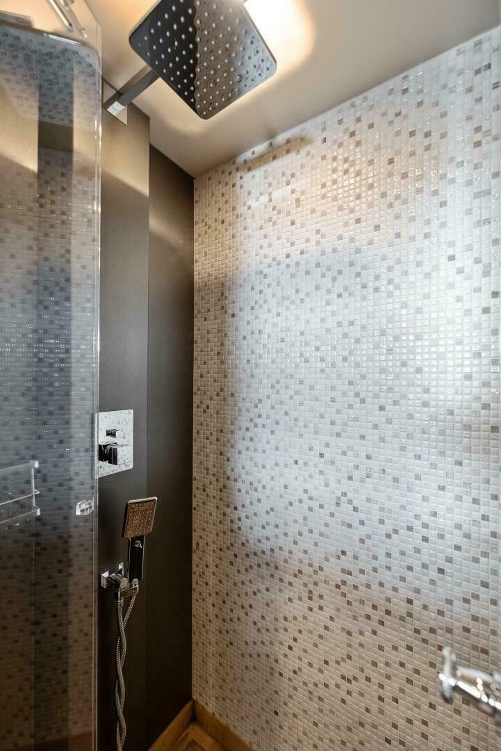 a wall with a light switch aboard PRINCESS LONA Yacht for Sale