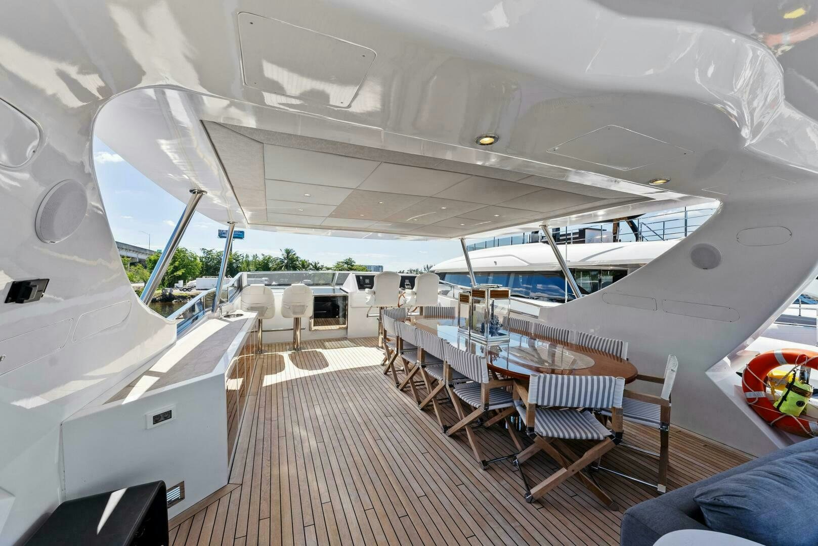 inside of a plane aboard PRINCESS LONA Yacht for Sale