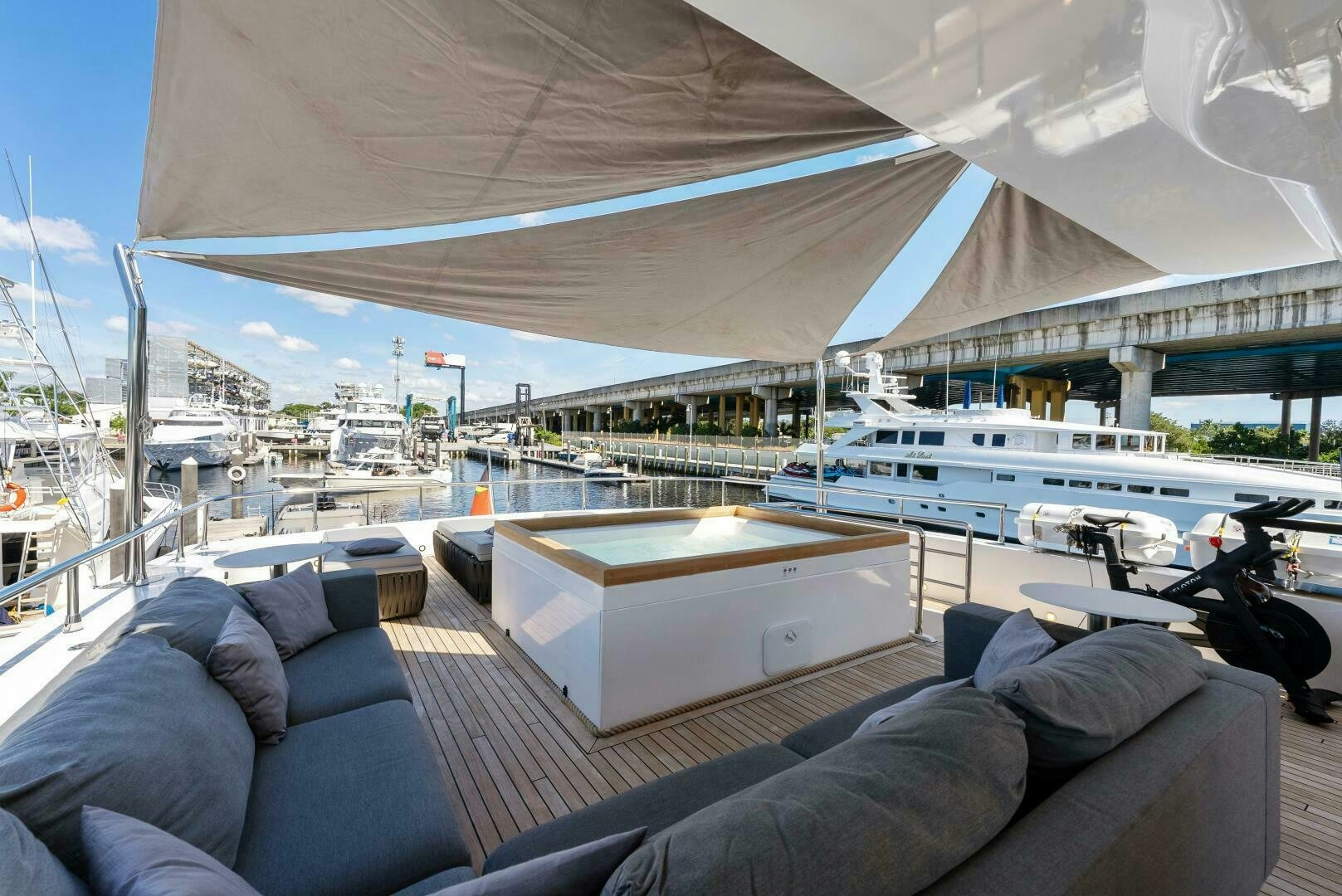 a boat on the water aboard PRINCESS LONA Yacht for Sale