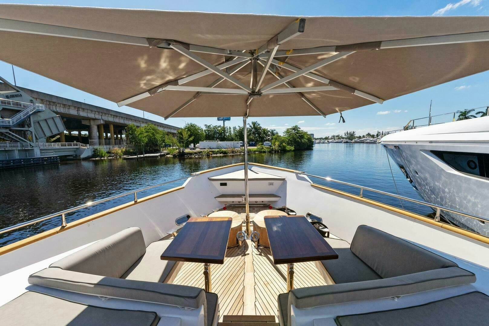 a boat on the water aboard PRINCESS LONA Yacht for Sale