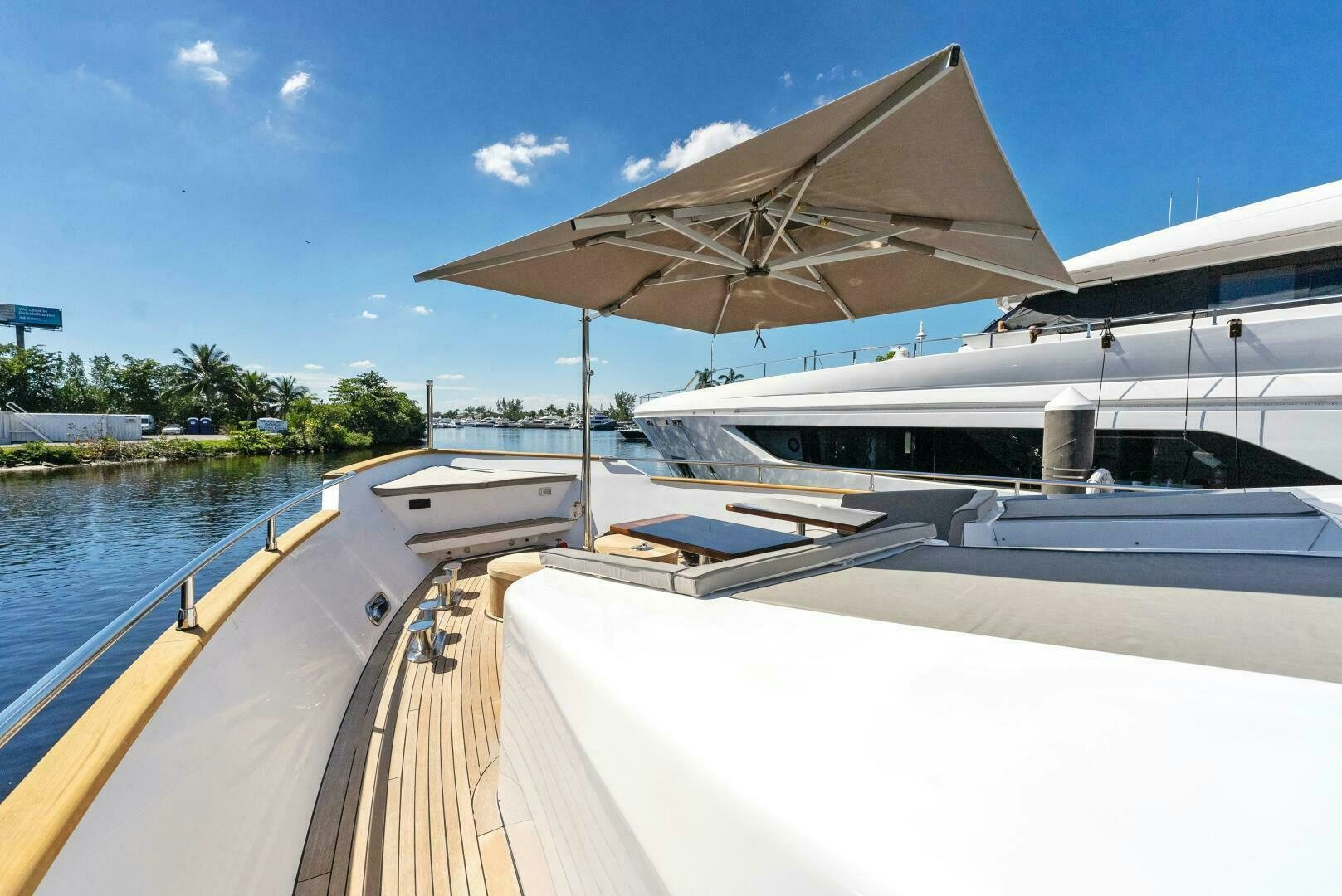 a boat on the water aboard PRINCESS LONA Yacht for Sale