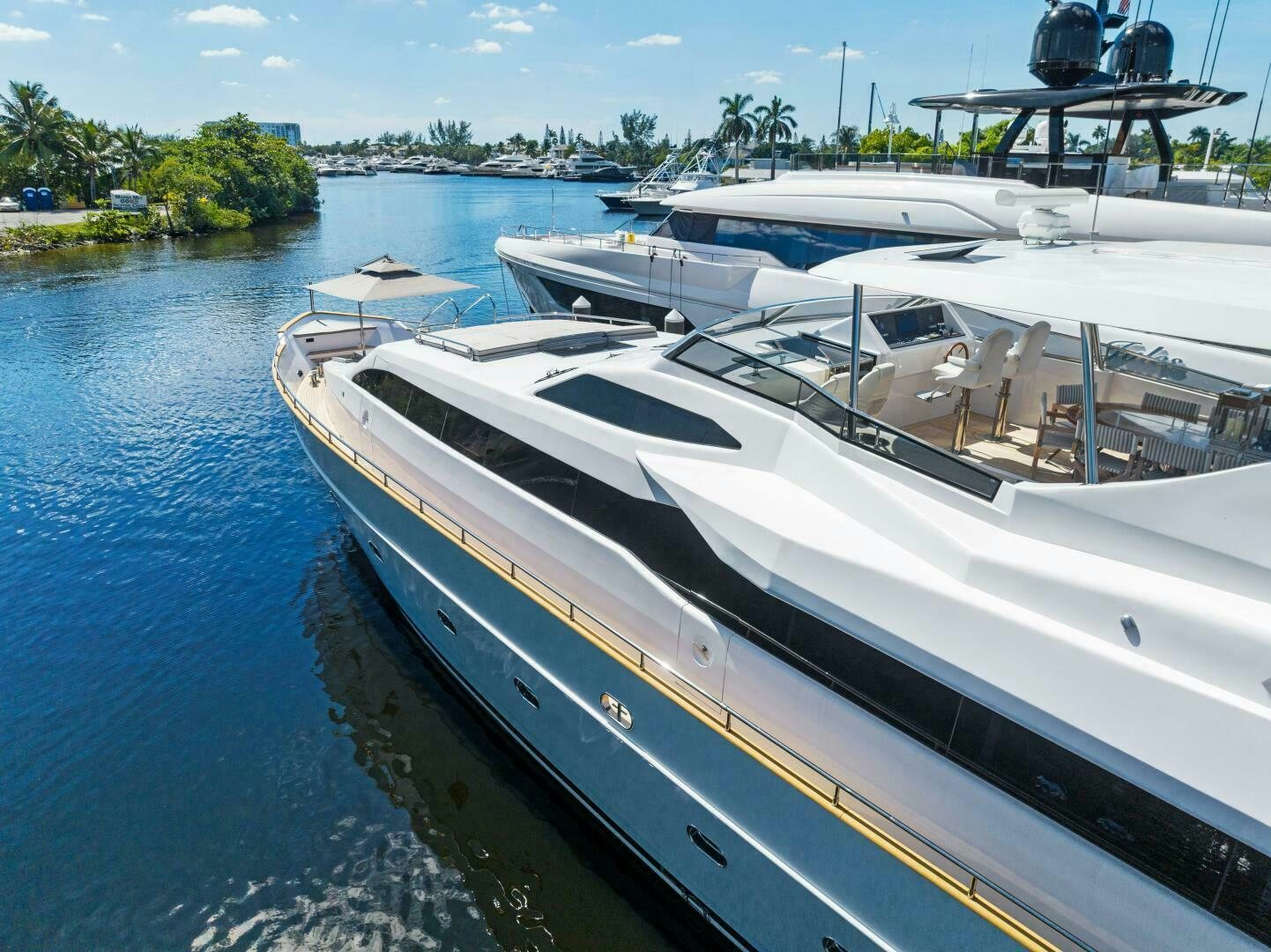 a boat on the water aboard PRINCESS LONA Yacht for Sale