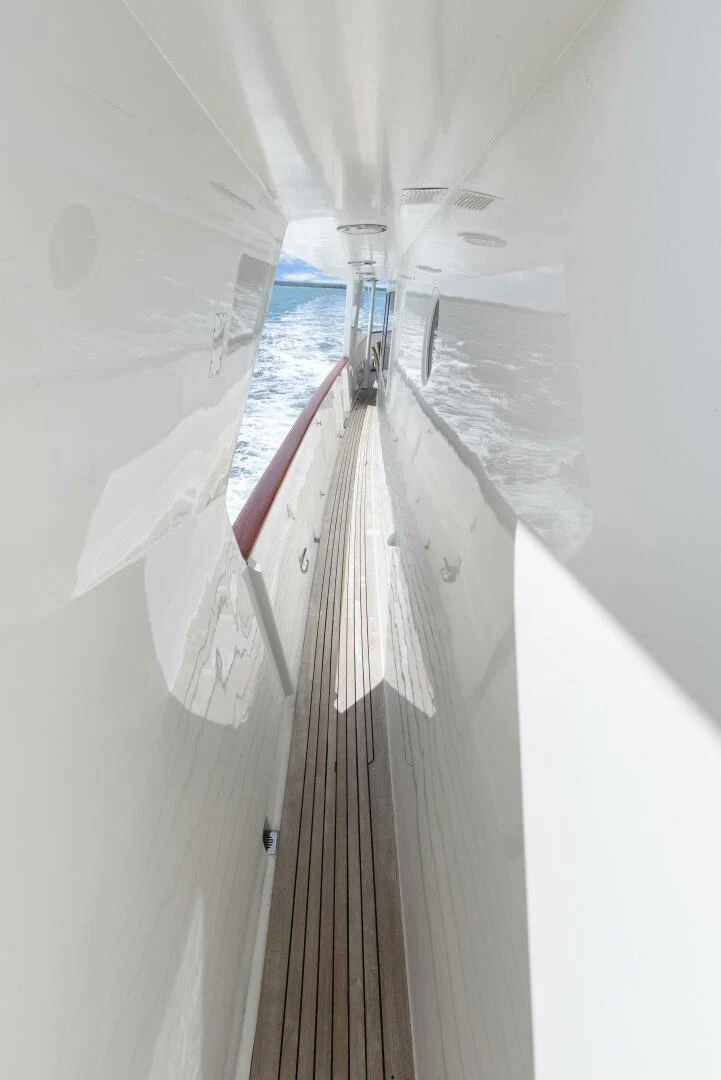 a boat on the water aboard HUNTRESS Yacht for Sale
