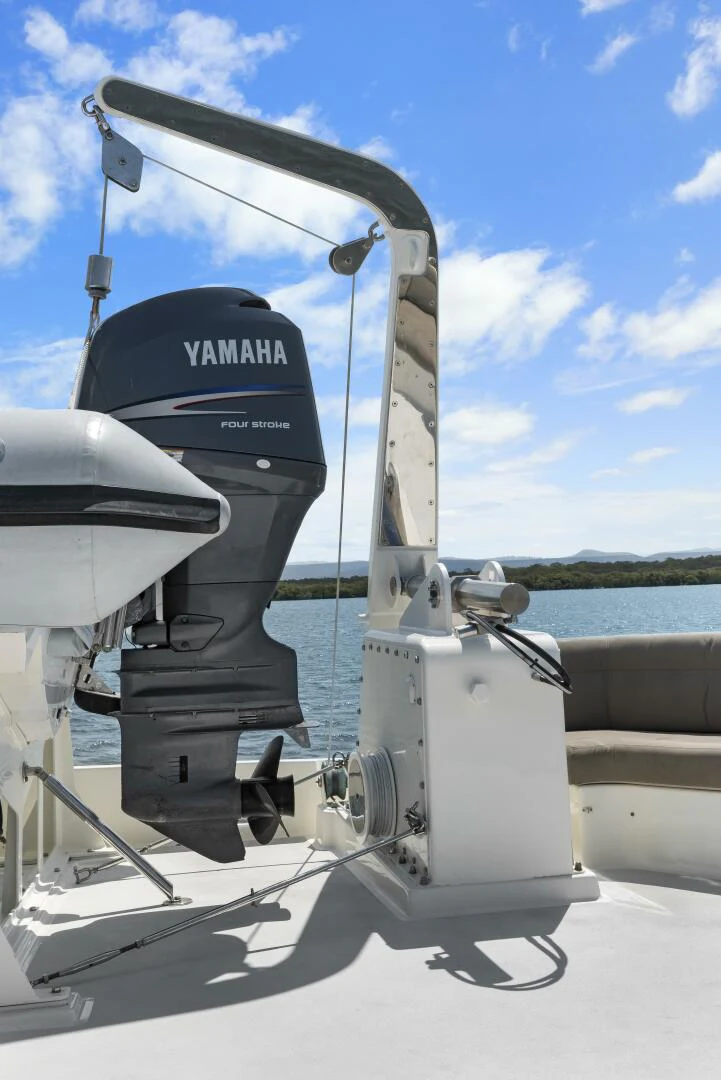 a machine on the water aboard HUNTRESS Yacht for Sale