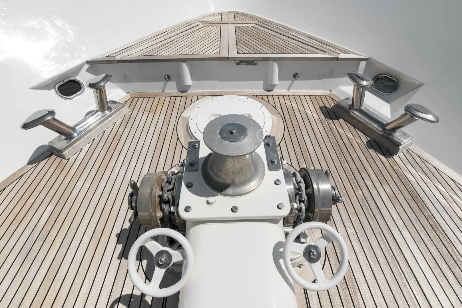 a machine on the floor aboard HUNTRESS Yacht for Sale