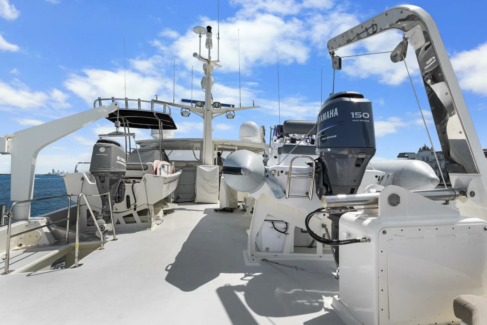 a machine on the sand aboard HUNTRESS Yacht for Sale