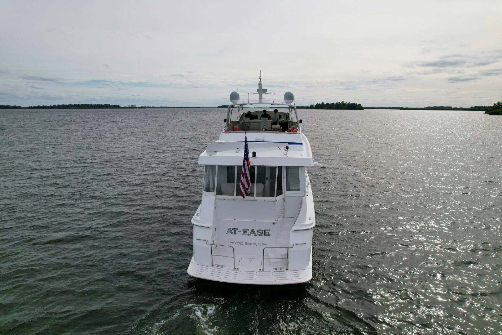 a boat on the water aboard AT EASE Yacht for Sale