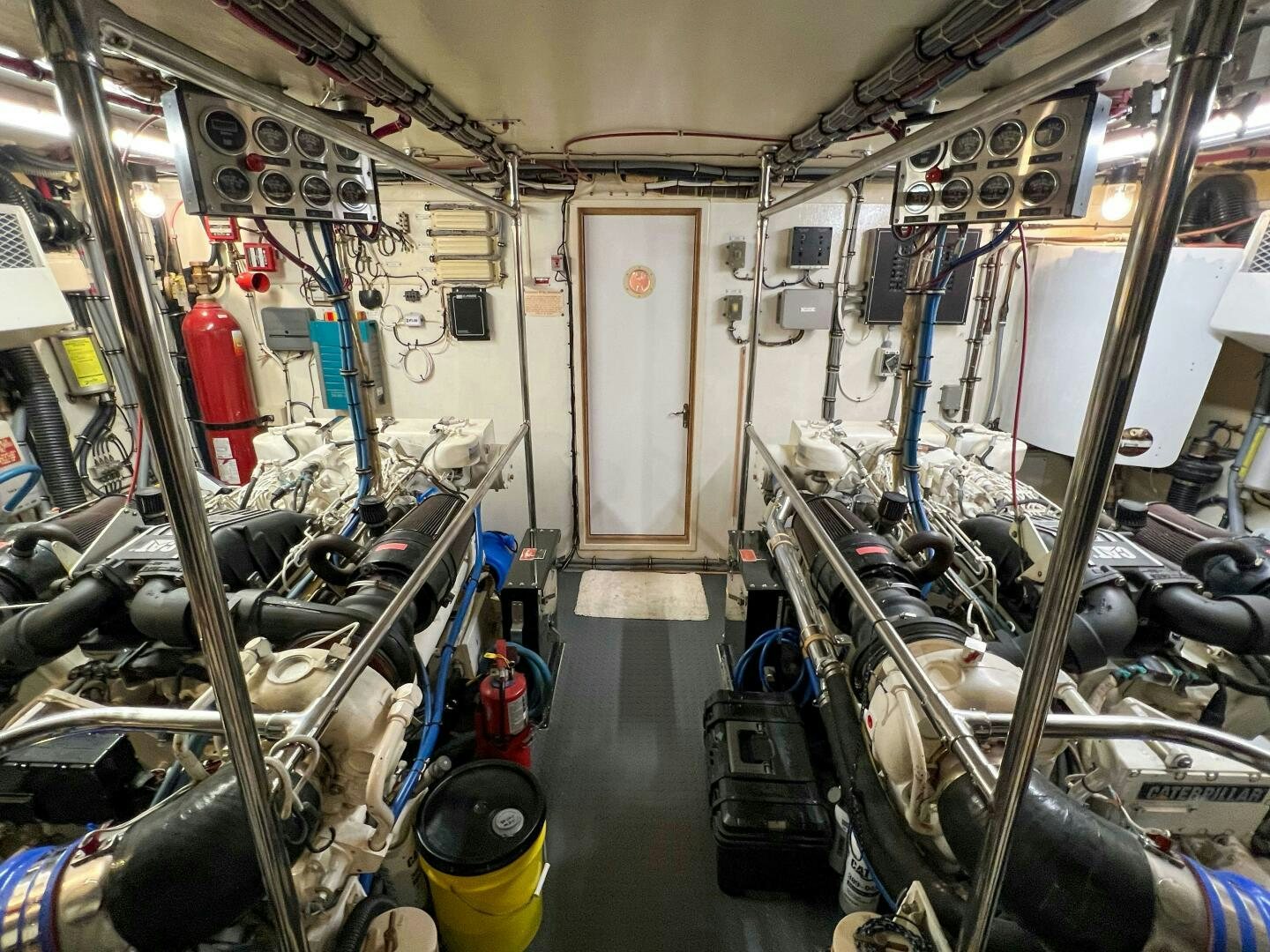 a room with machinery aboard AT EASE Yacht for Sale