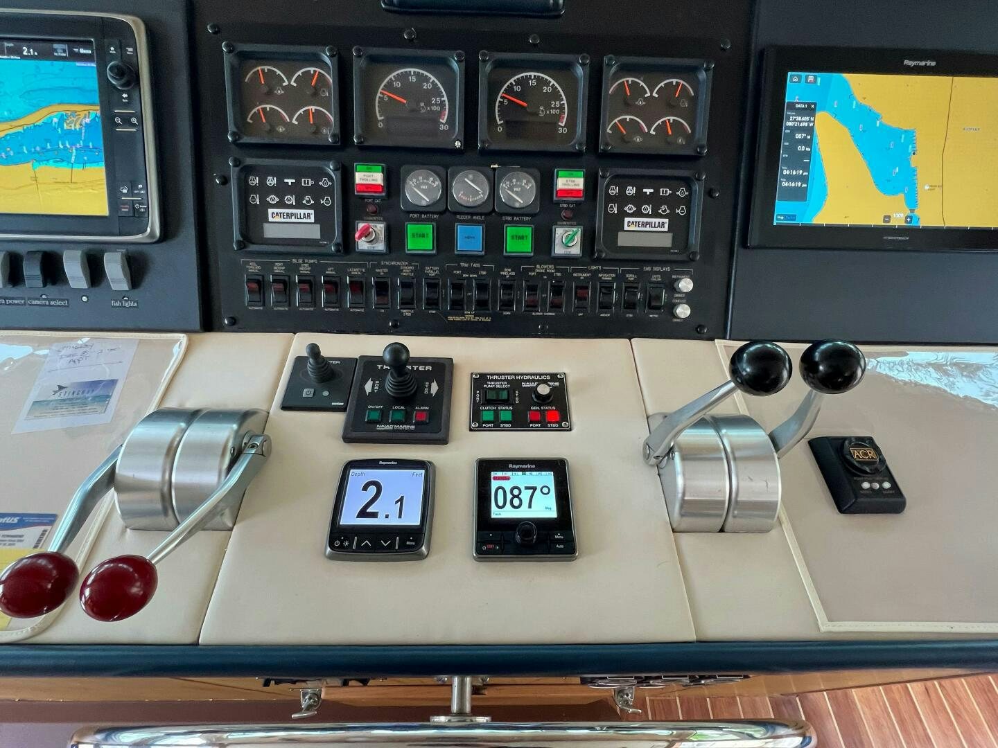 graphical user interface aboard AT EASE Yacht for Sale