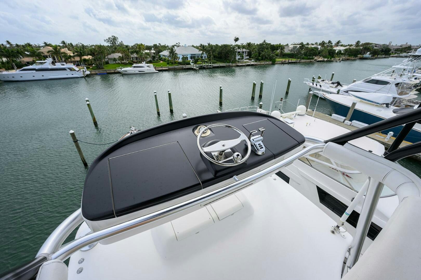 a boat in the water aboard CODE BLU Yacht for Sale