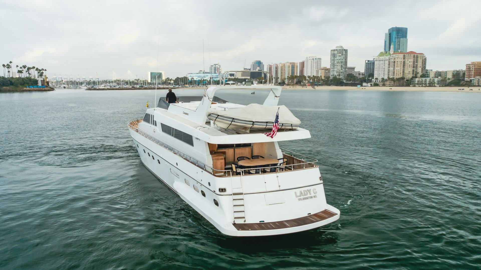 a boat on the water aboard C LADY Yacht for Sale