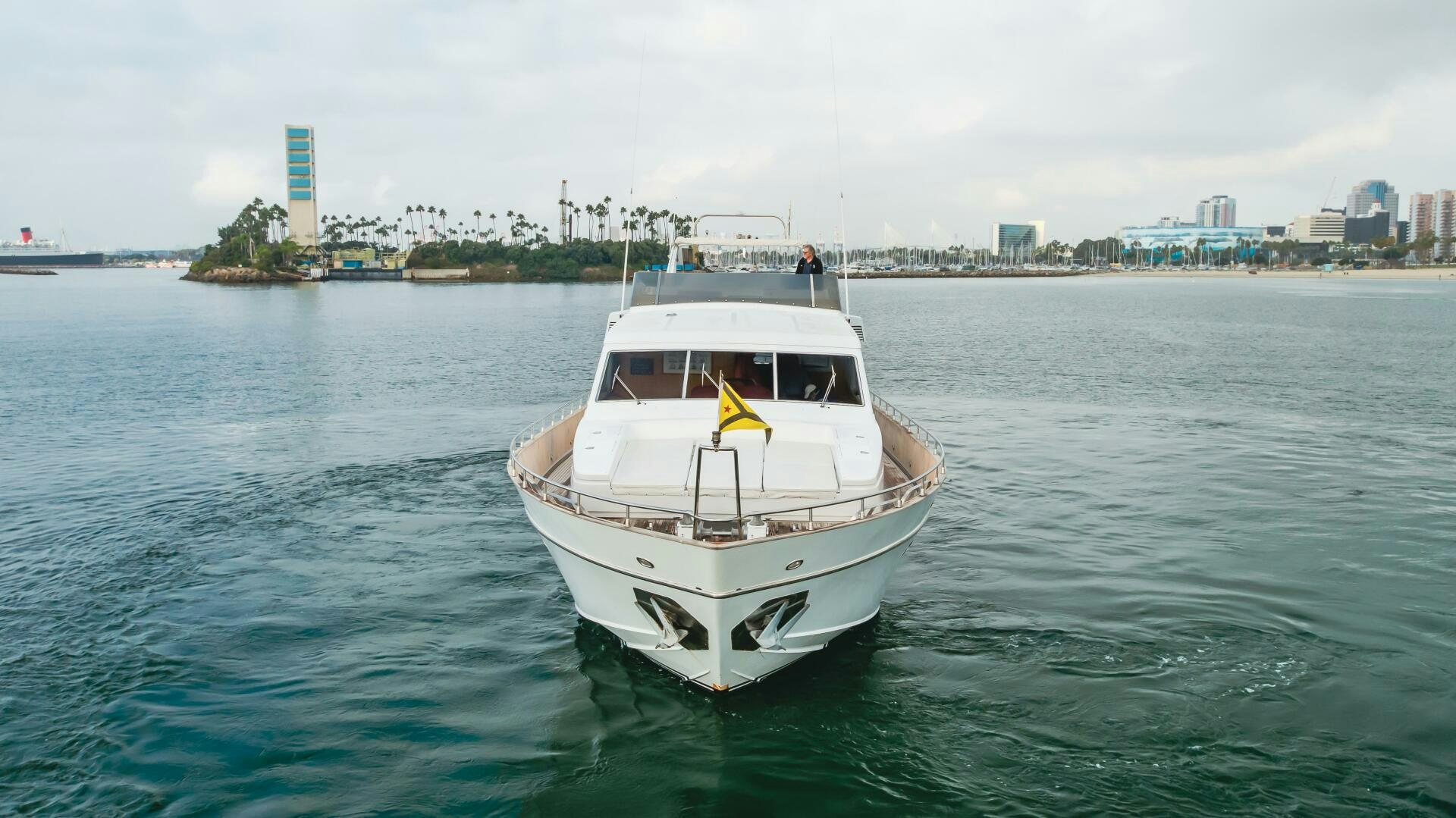 a boat in the water aboard C LADY Yacht for Sale