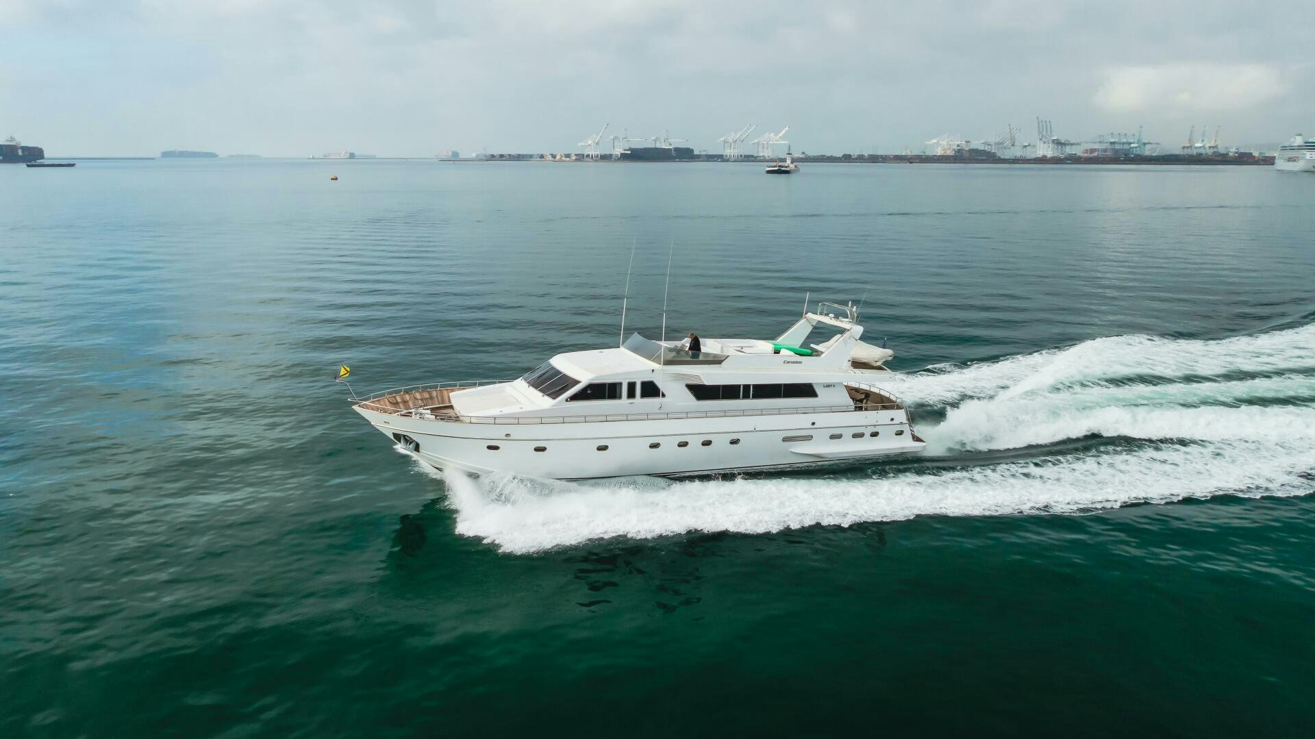 a boat in the water aboard C LADY Yacht for Sale