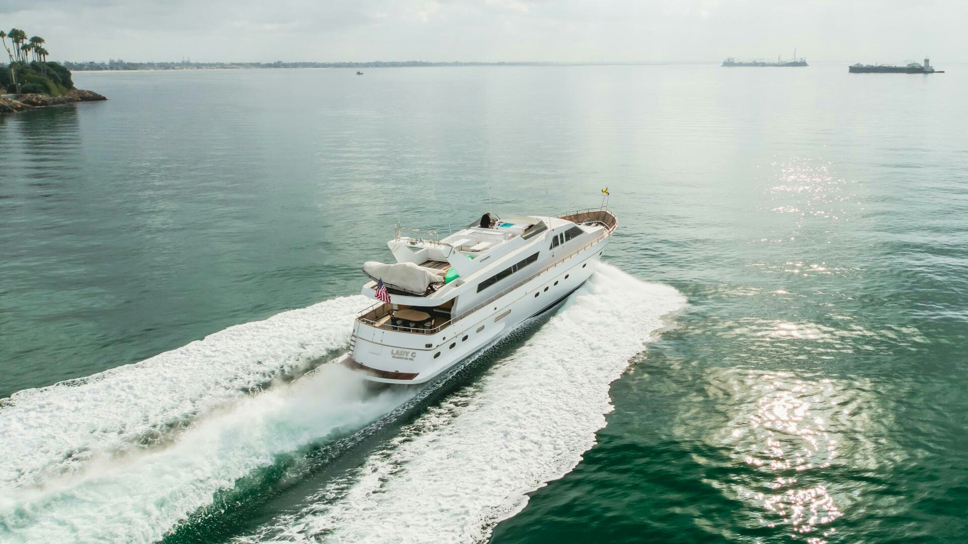 a boat on the water aboard C LADY Yacht for Sale