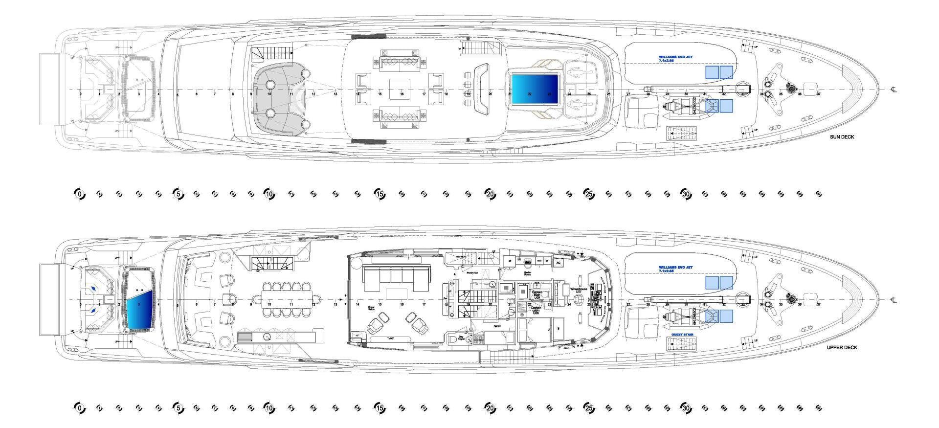 diagram, schematic aboard BAGLIETTO T52 HULL 4 Yacht for Sale