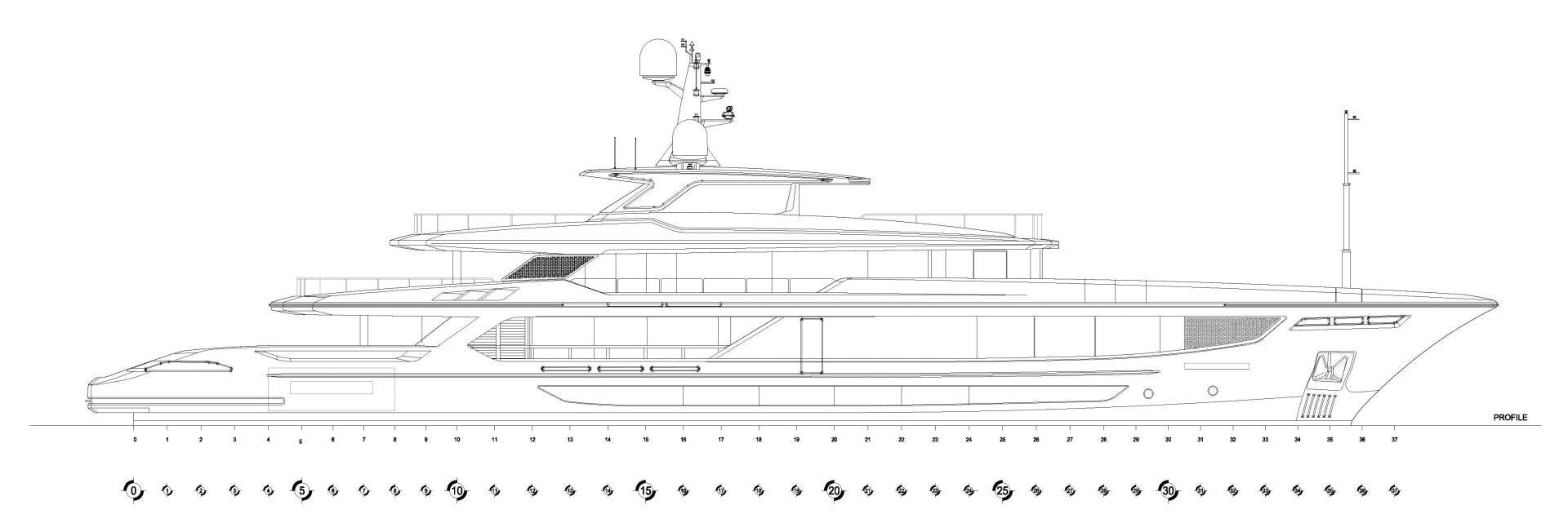 diagram aboard BAGLIETTO T52 HULL 4 Yacht for Sale
