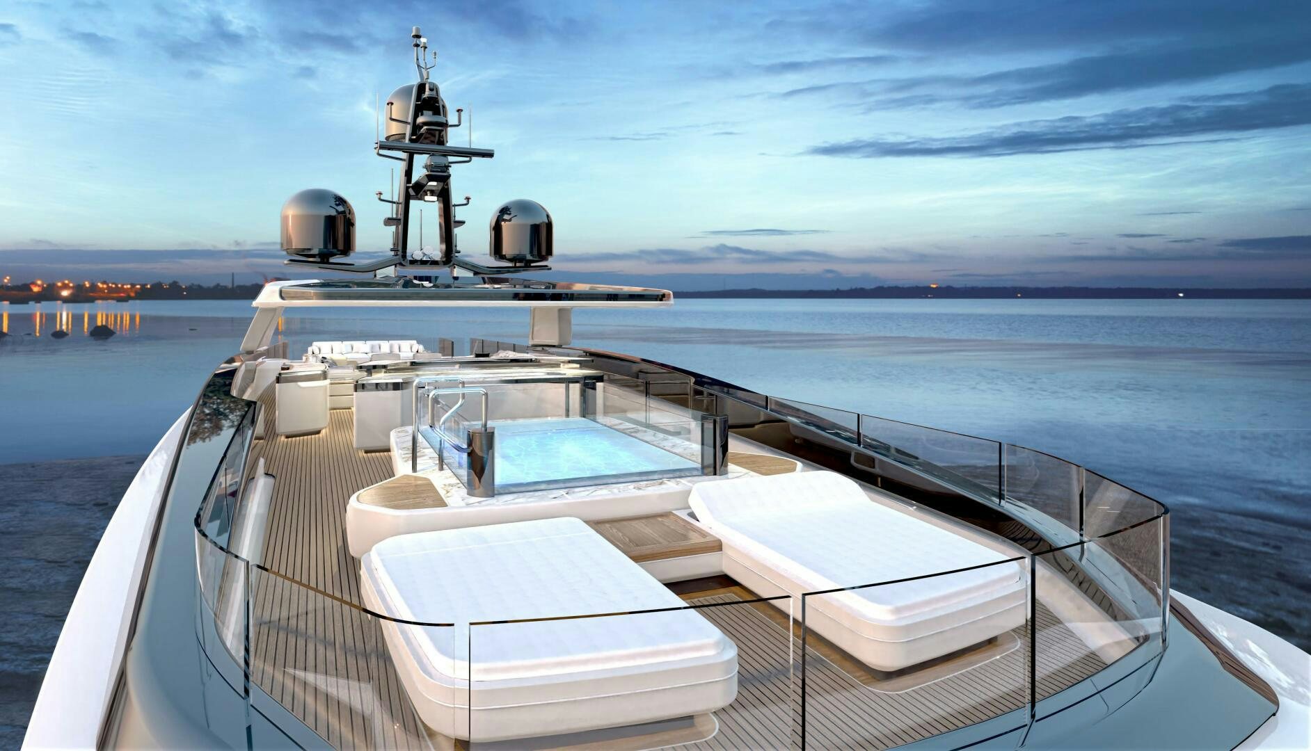 a boat on the water aboard BAGLIETTO T52 HULL 4 Yacht for Sale