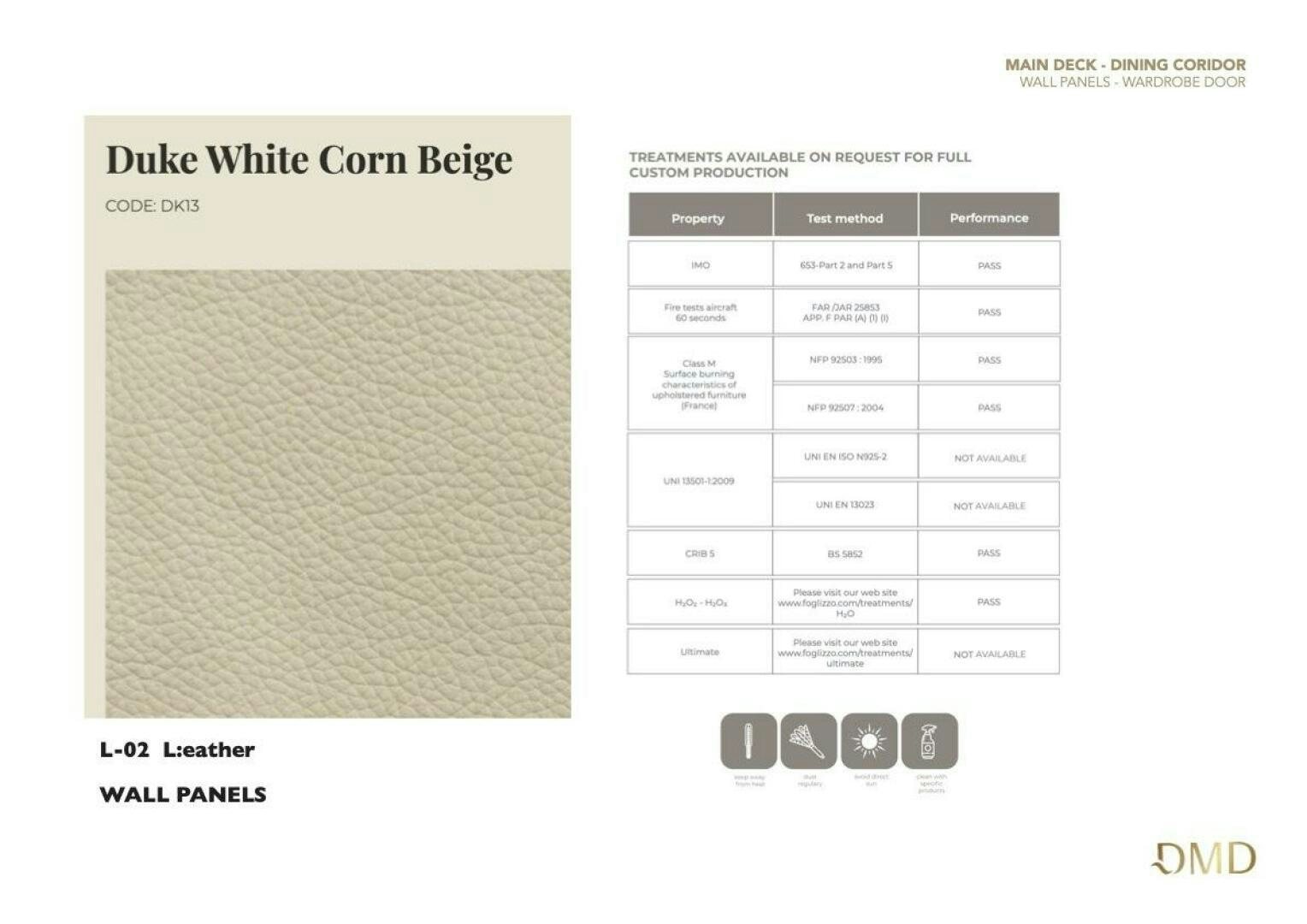 table aboard JOY Yacht for Sale