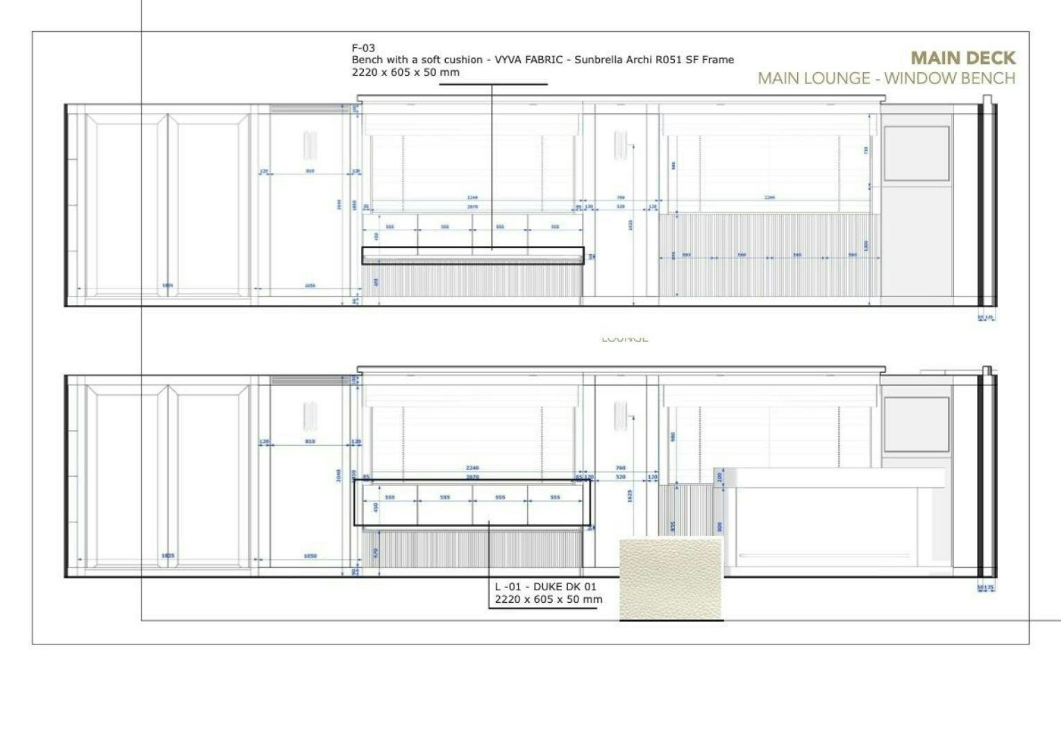 diagram aboard JOY Yacht for Sale