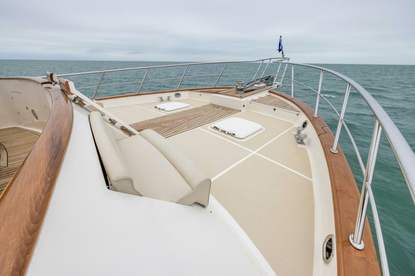 a boat on the water aboard INDIGO Yacht for Sale
