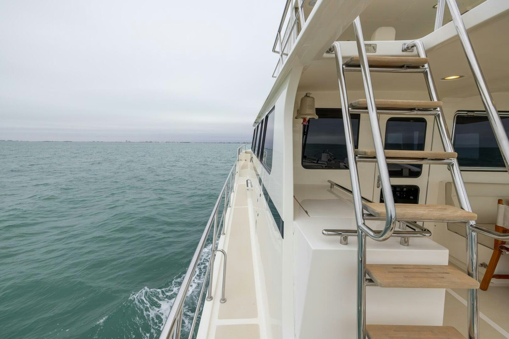 a boat on the water aboard INDIGO Yacht for Sale