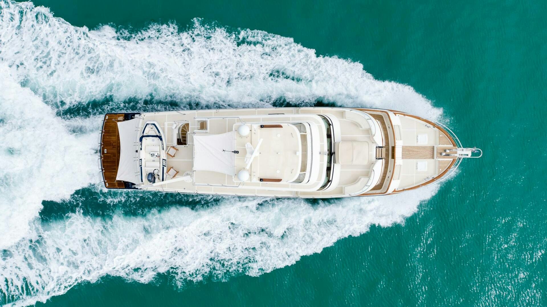 a satellite in the ocean aboard INDIGO Yacht for Sale