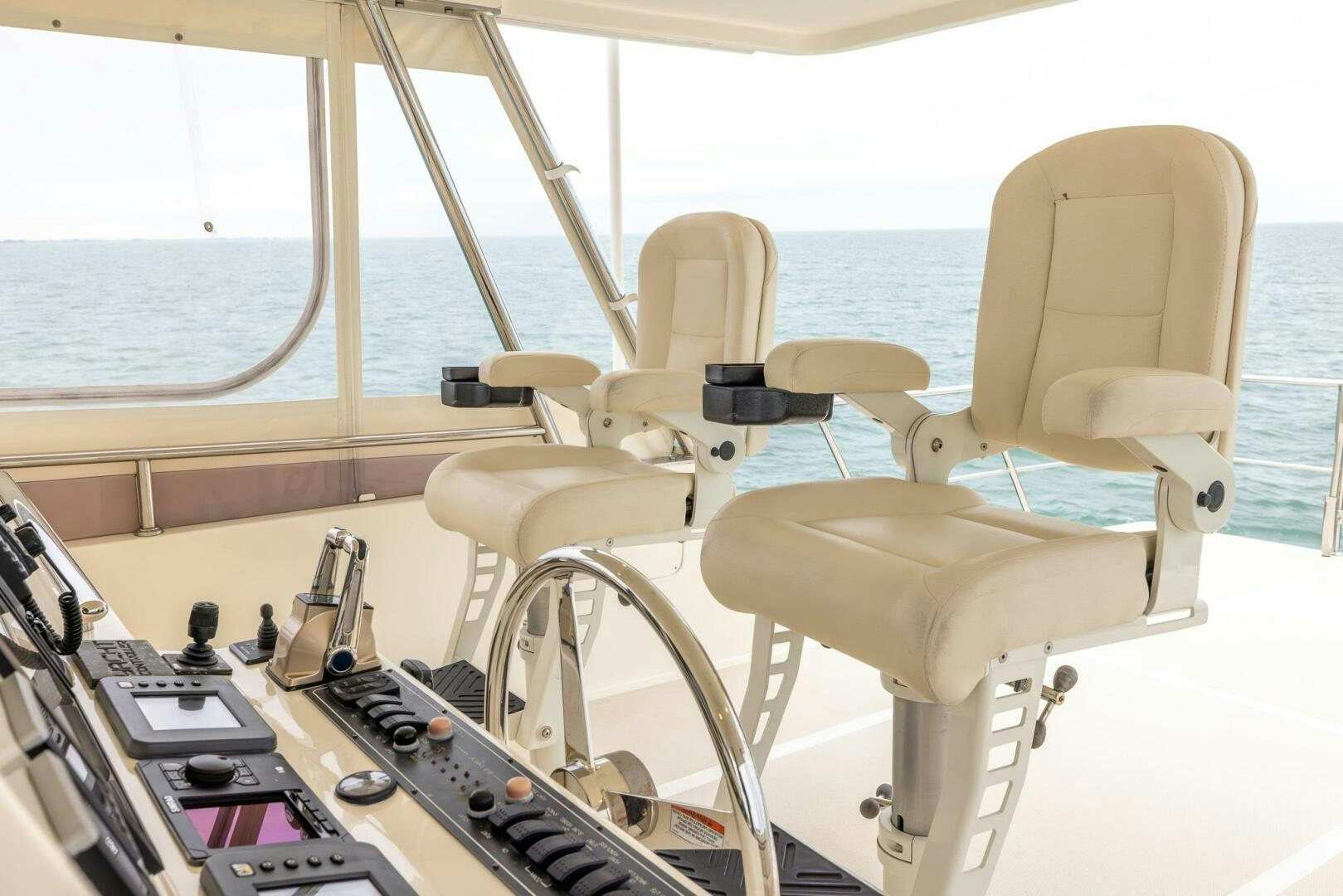 inside of a boat aboard INDIGO Yacht for Sale