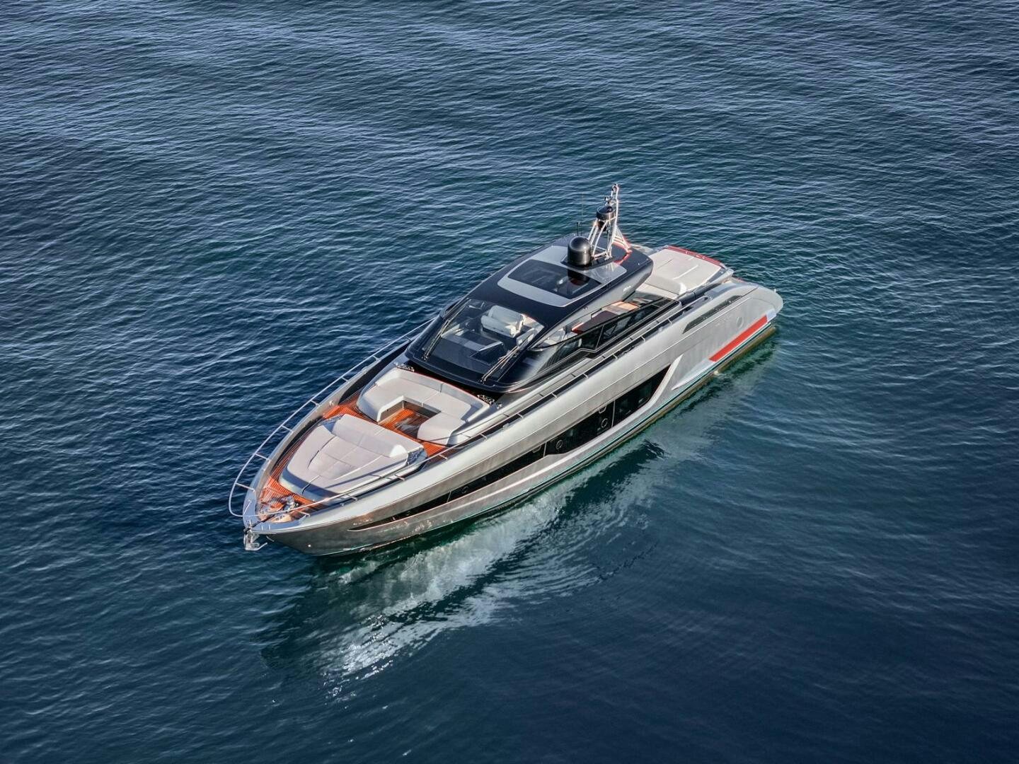 a boat on the water aboard BLUEPRINT Yacht for Sale