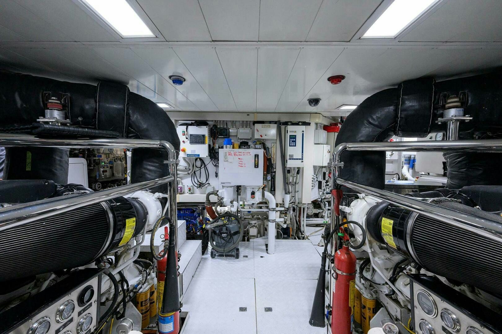 a room with machinery aboard ARTHUR’S WAY Yacht for Sale