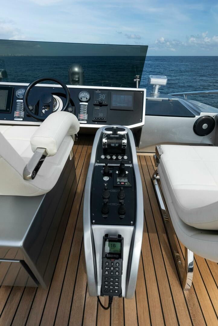 a telephone on a boat aboard PHOENIX RISING Yacht for Sale