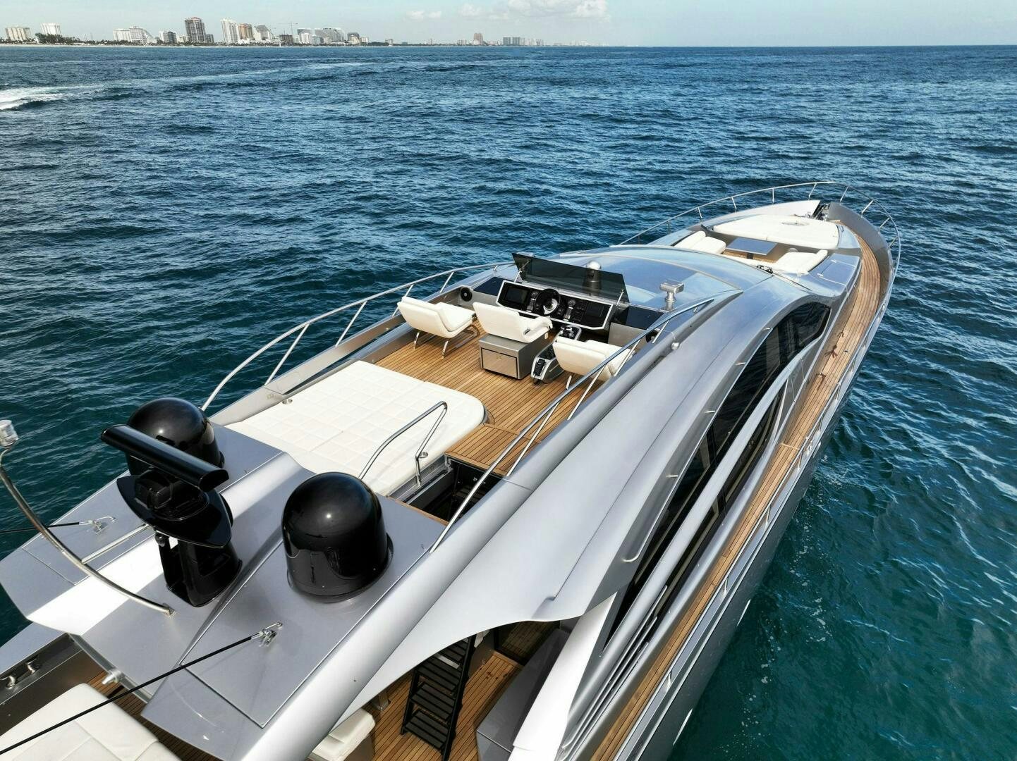 a boat on the water aboard PHOENIX RISING Yacht for Sale