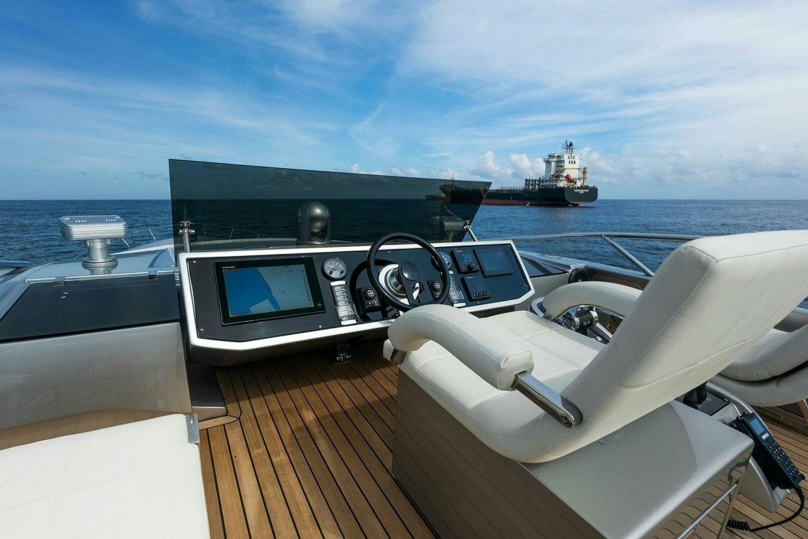a boat on the water aboard PHOENIX RISING Yacht for Sale