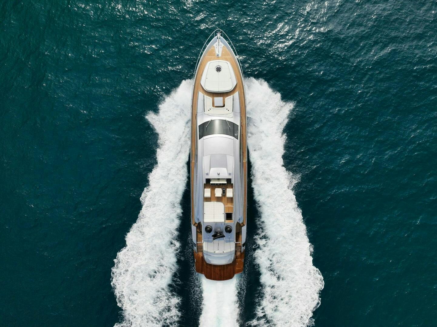 a space shuttle on water aboard PHOENIX RISING Yacht for Sale