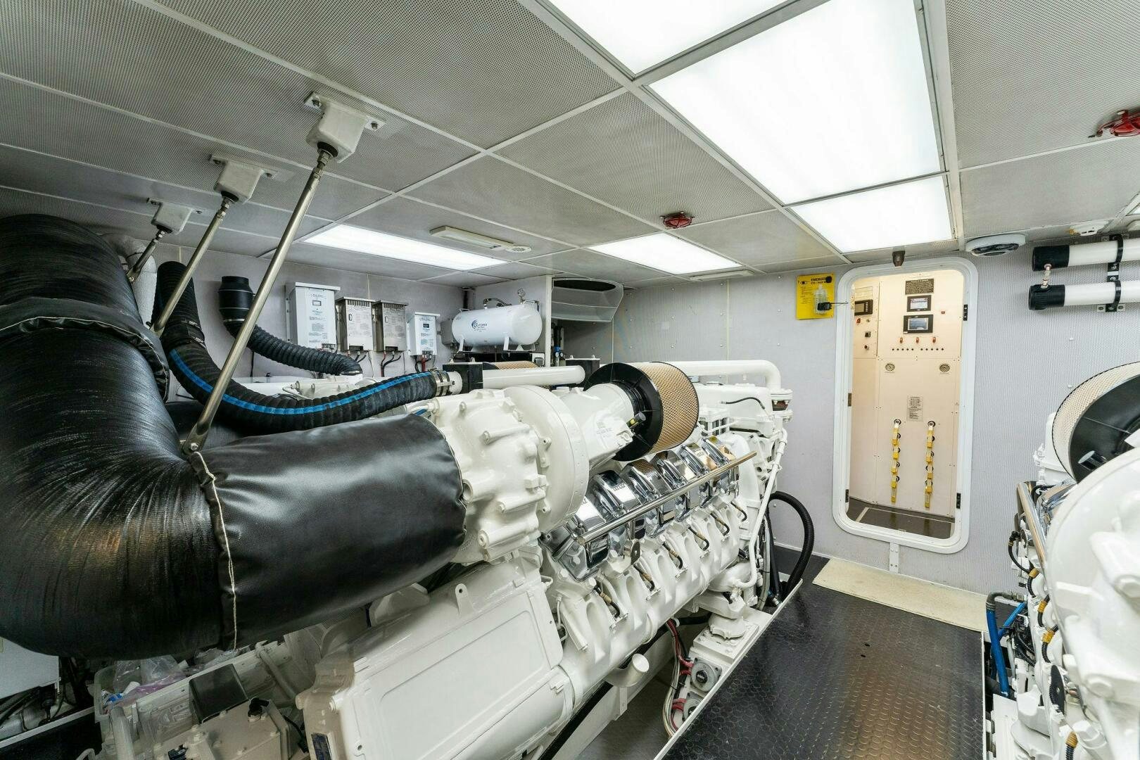 a person lying on a bed aboard ANTARES Yacht for Sale