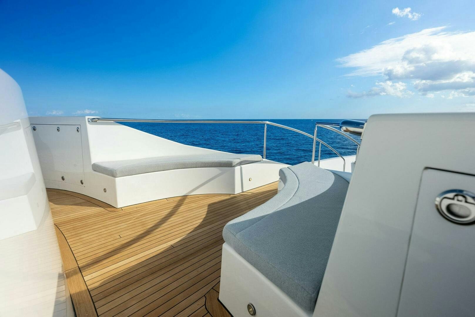 a deck of a boat aboard ANTARES Yacht for Sale