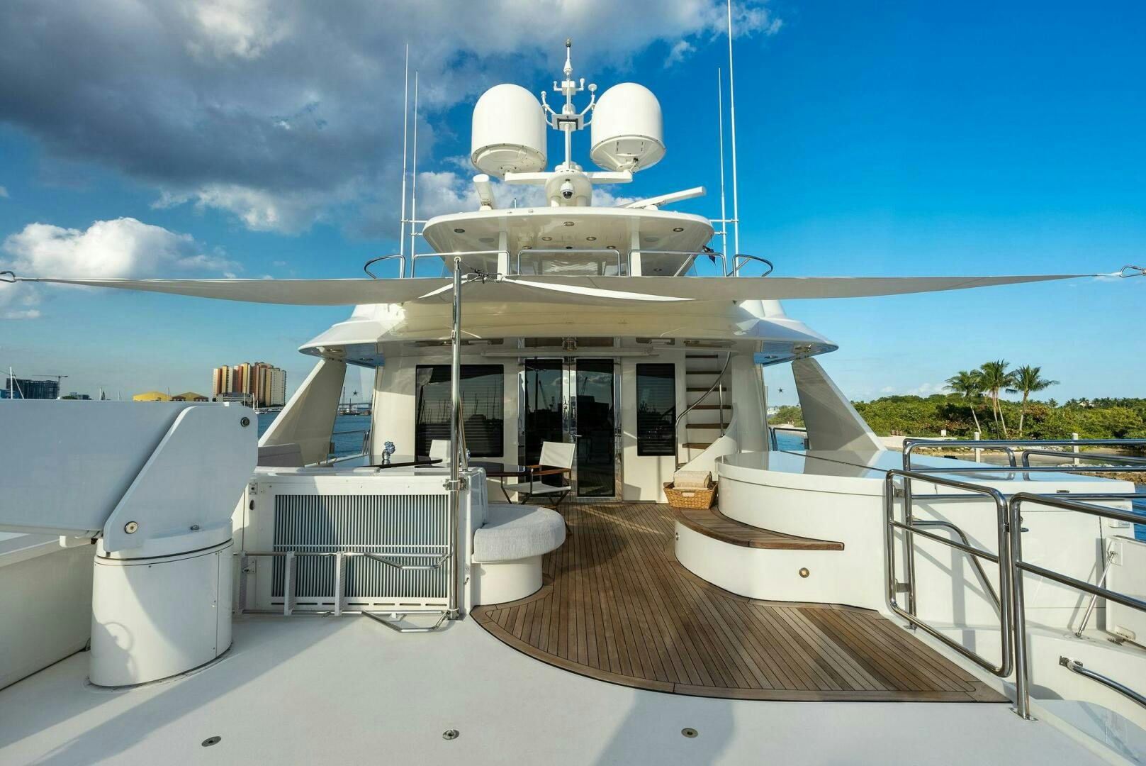 a boat on the water aboard ANTARES Yacht for Sale